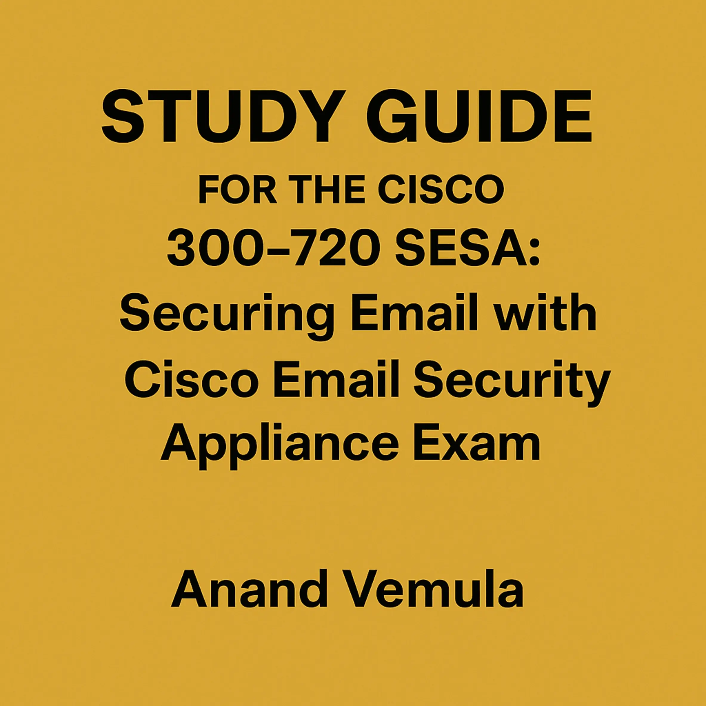 Study Guide For The Cisco 300-720 SESA