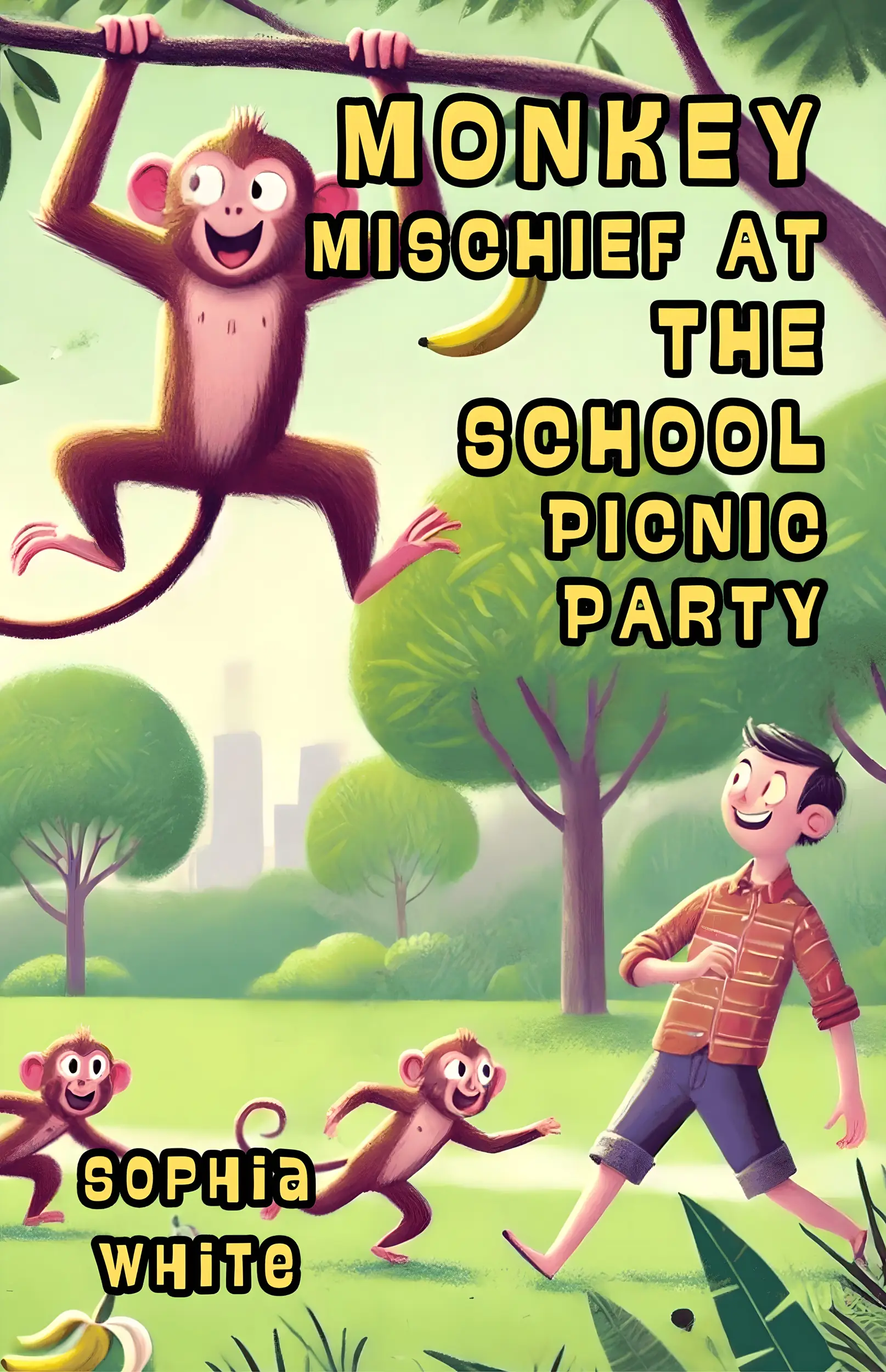 Monkey Mischief at the School Picnic Party