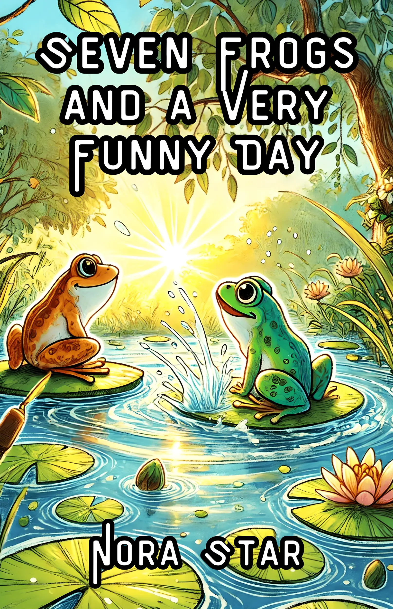 Seven Frogs and a Very Funny Day