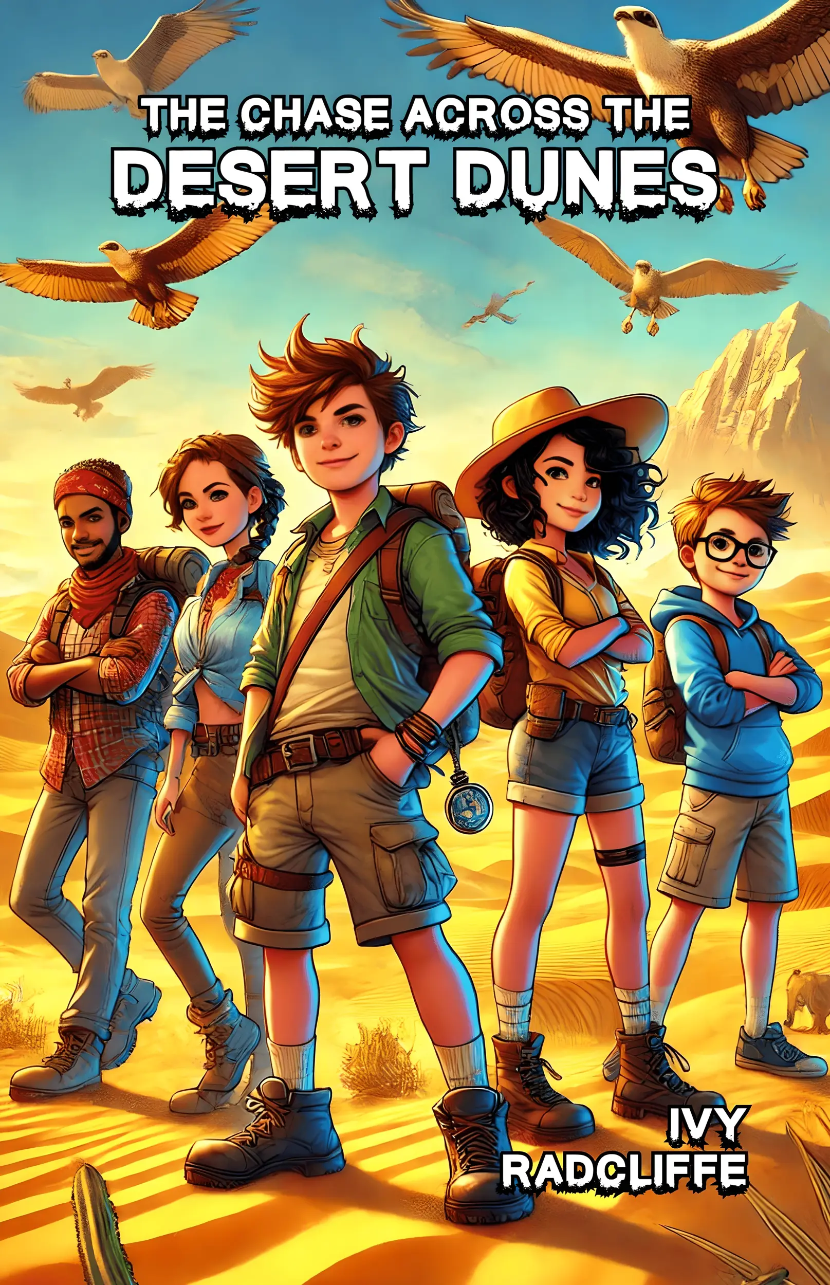 The Chase Across the Desert Dunes