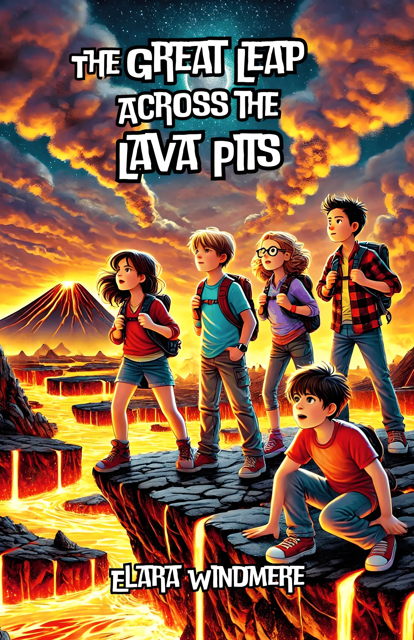 The Great Leap Across the Lava Pits