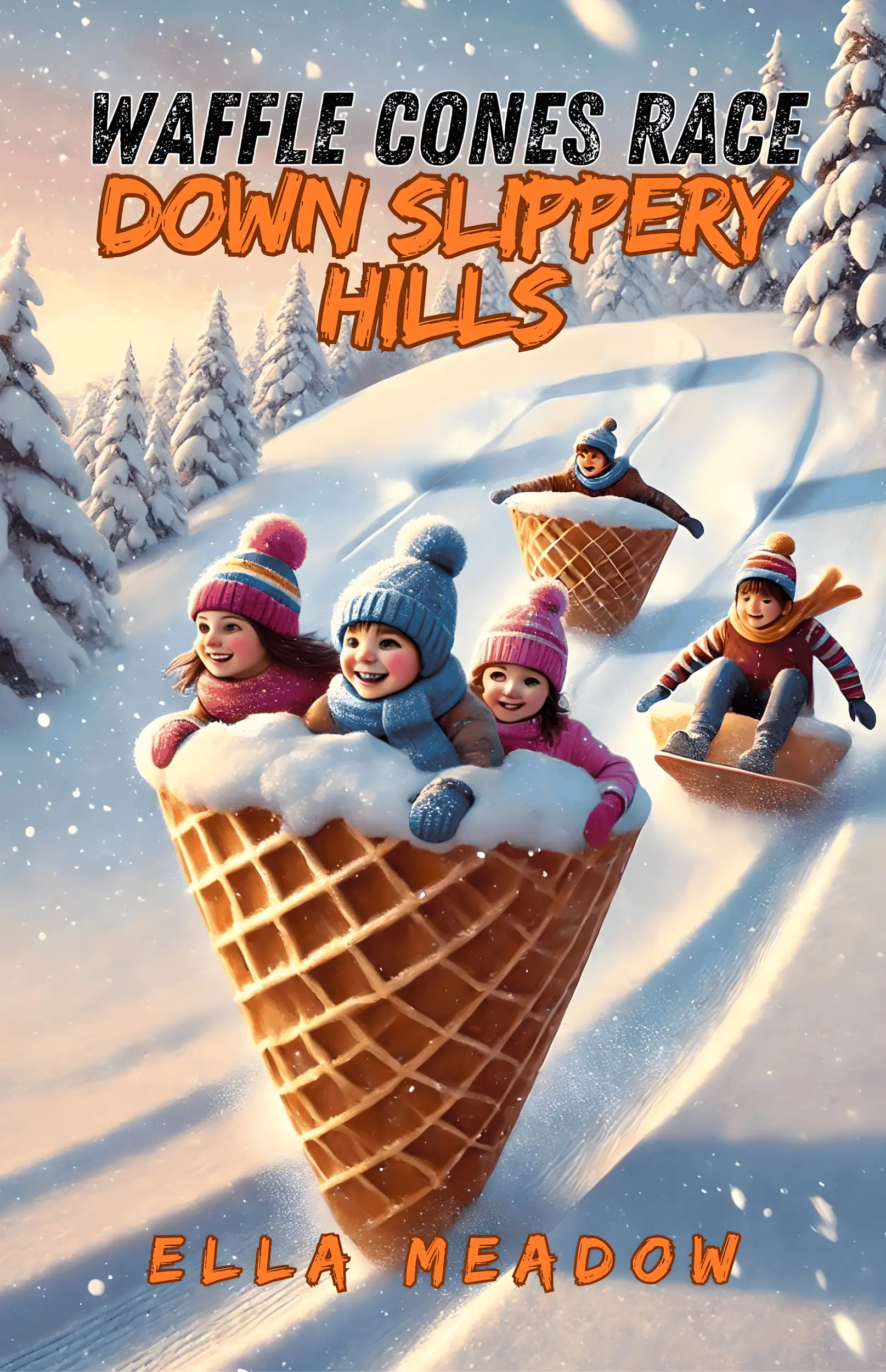 Waffle Cones Race Down Slippery Hills
