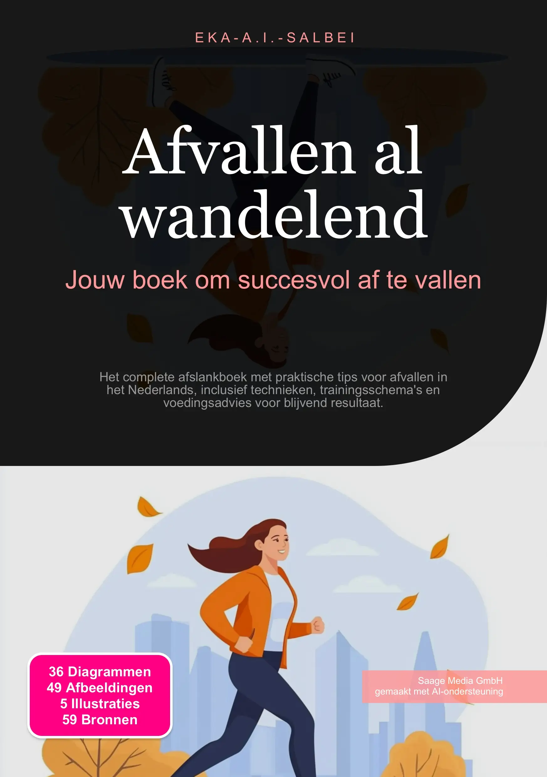 Afvallen al wandelend