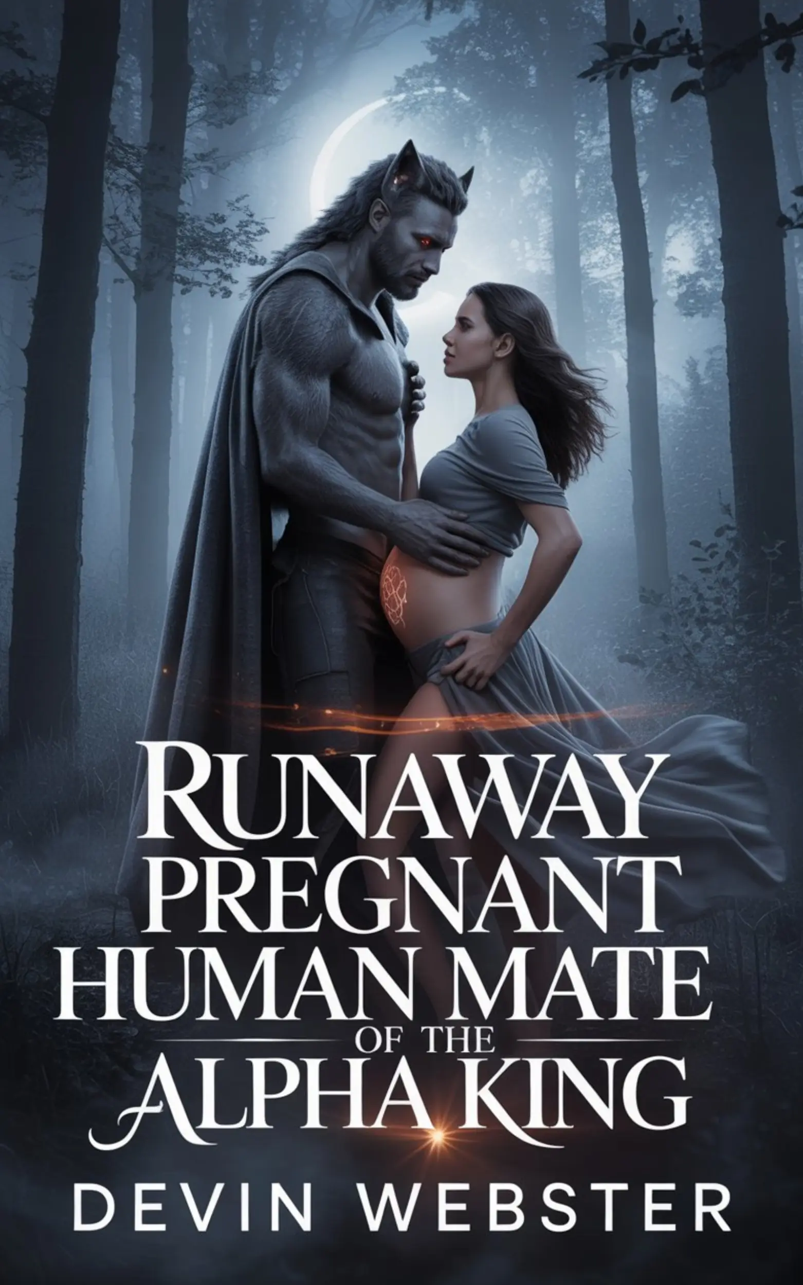 Runaway Pregnant Human Mate of the Alpha King