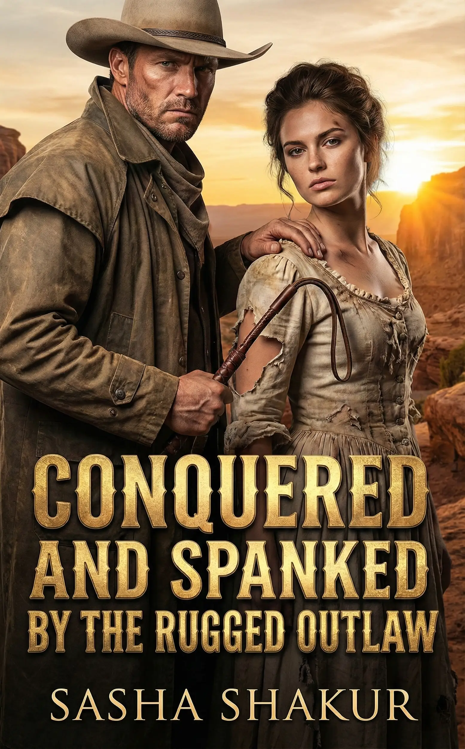 Conquered And Spanked By The Rugged Outlaw