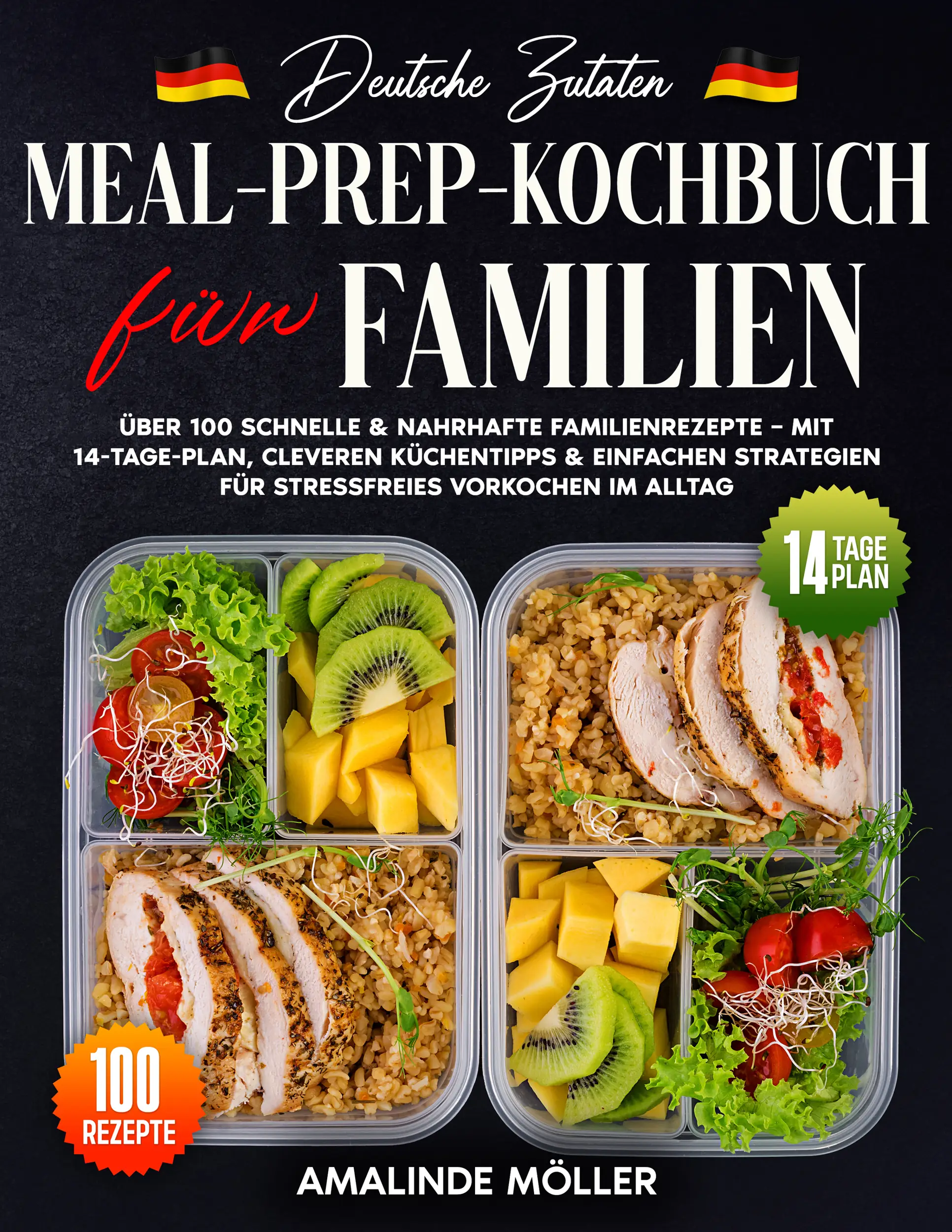 Deutsche Zutaten, Meal-Prep-Kochbuch für Familien