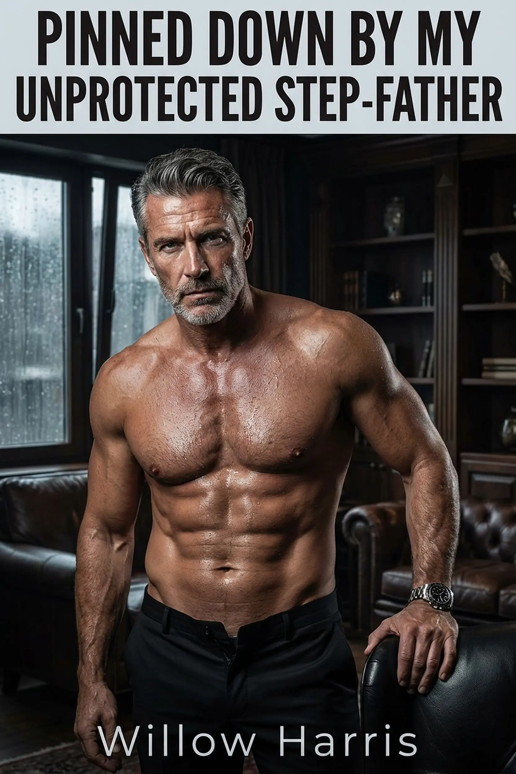 Pinned Down by My Unprotected Step-Father