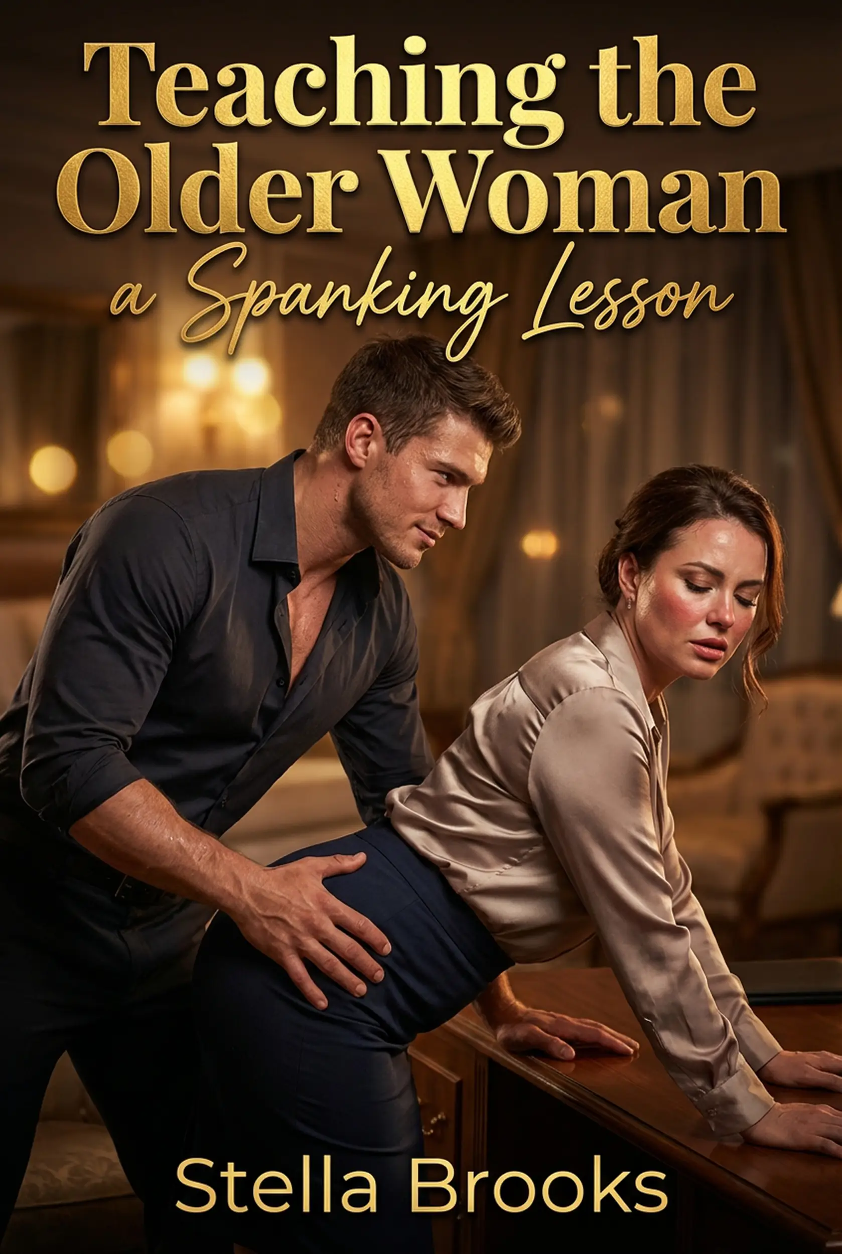 Teaching the Older Woman a Spanking Lesson