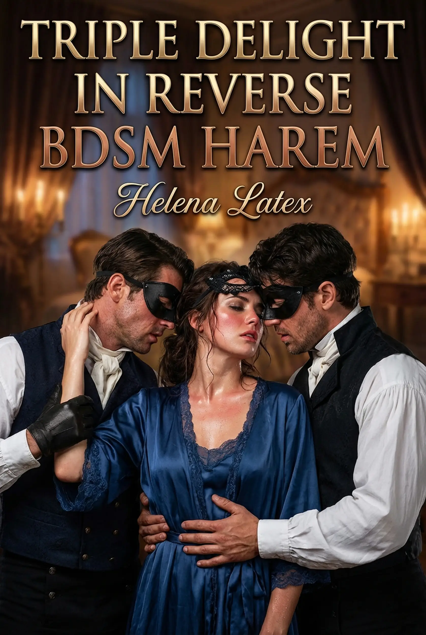 Triple Delight in Reverse BDSM Harem