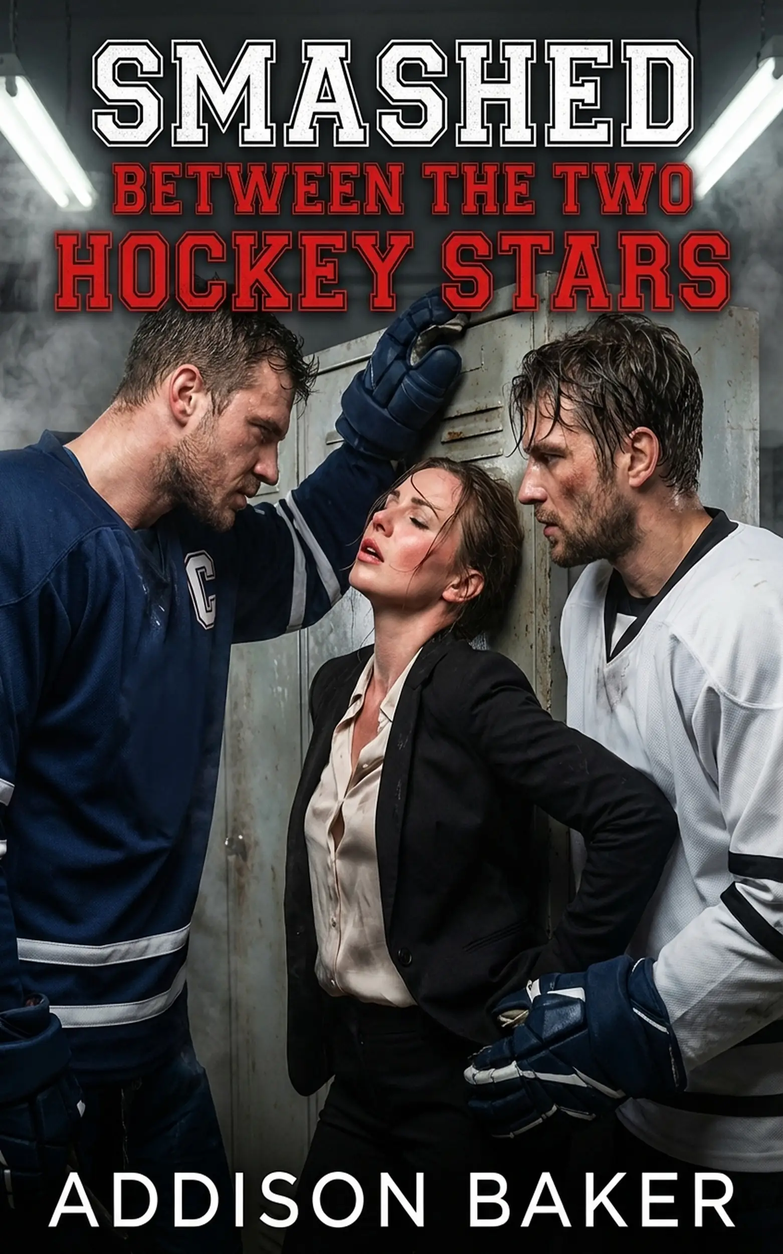 Smashed Between the Two Hockey Stars