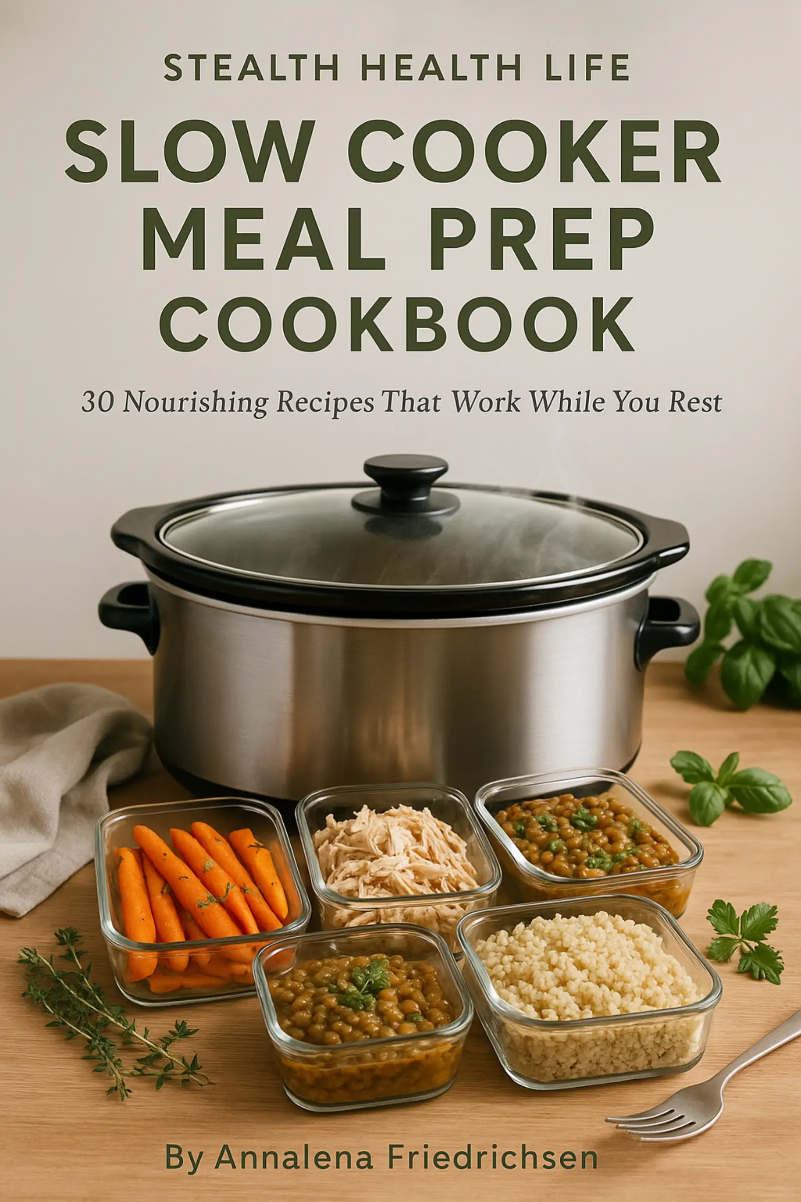 Stealth Health Life Slow Cooker Meal Prep Cookbook