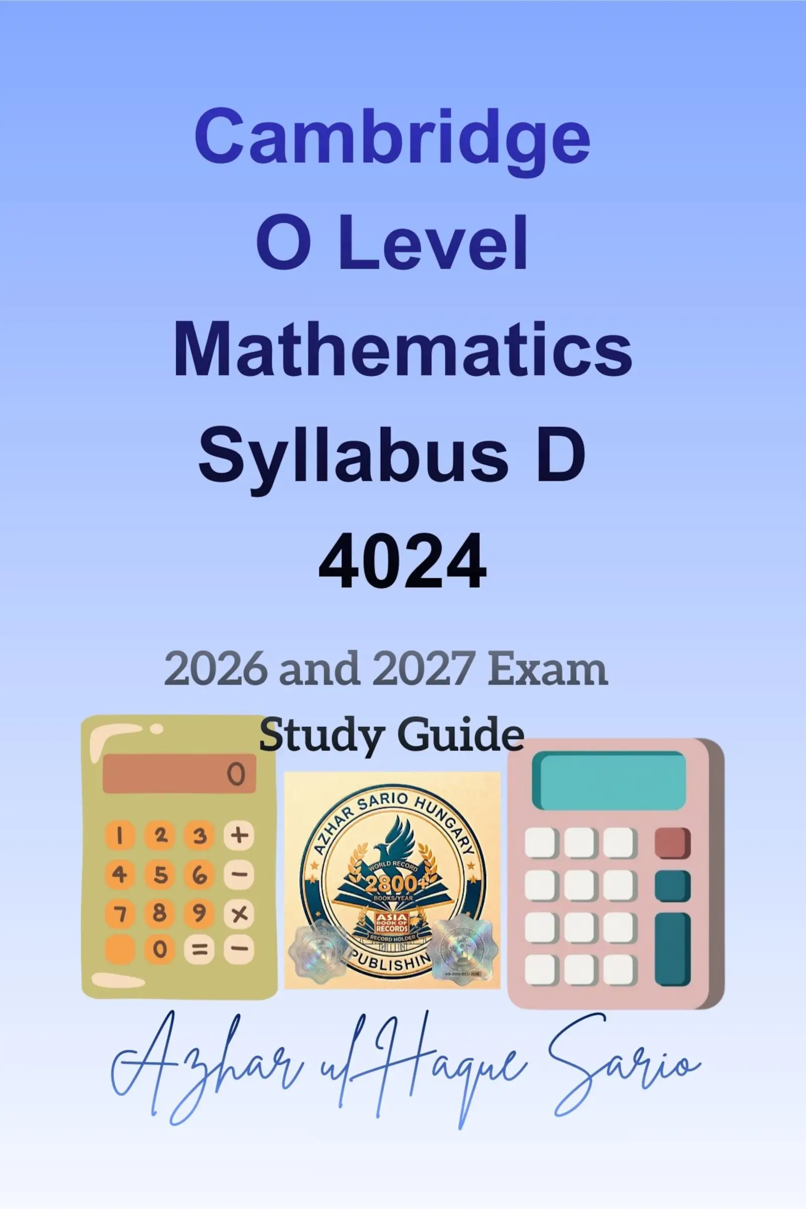 Cambridge O Level Mathematics Syllabus D 4024