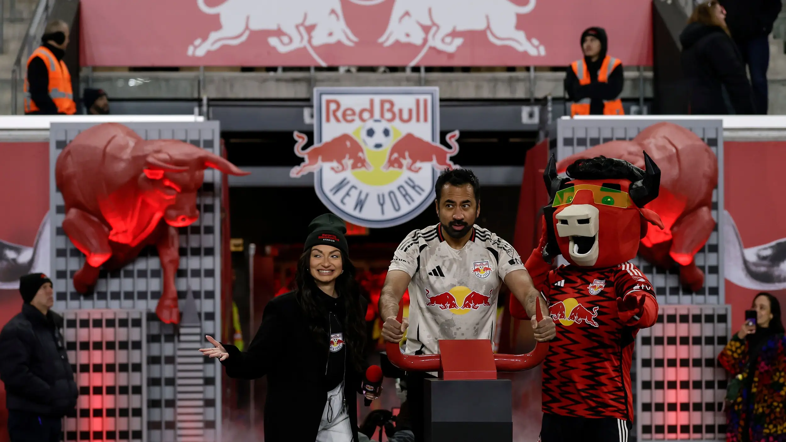 Harold & Kumar star Kal Penn kicks off New York Red Bulls' inaugural 'Send the Bulls' event