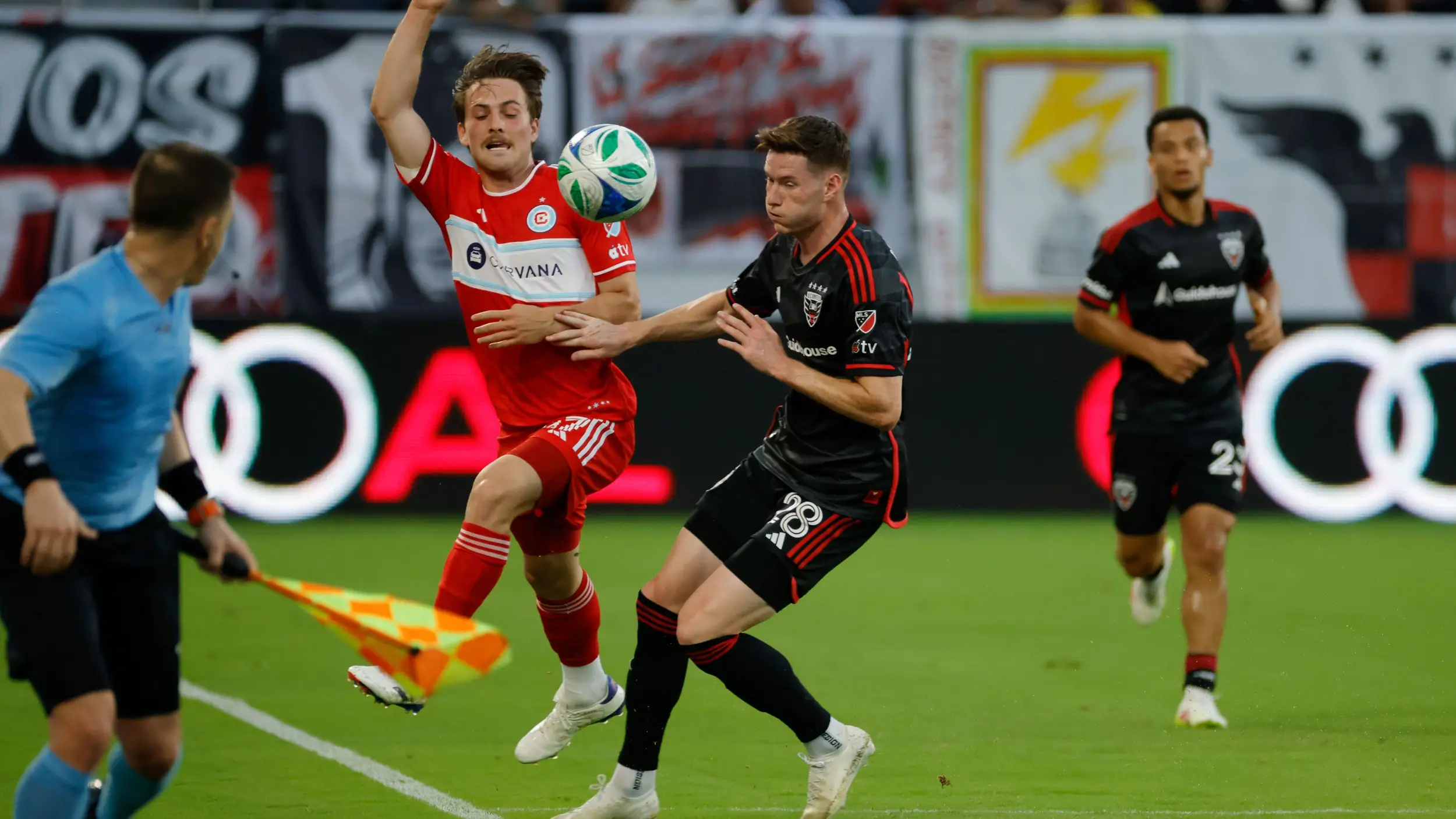 WATCH: Toddler storms the pitch in MLS match between D.C. United and Chicago Fire