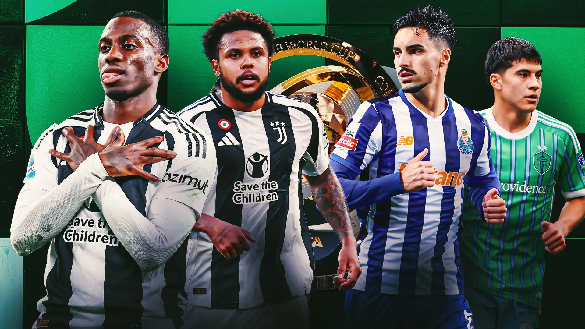 Juventus' Weston McKennie and Tim Weah, Porto's Stephen Eustaquio among CONCACAF players to watch at Club World Cup