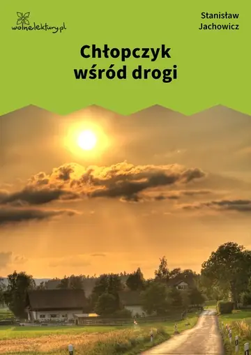 Chłopczyk wśród drogi