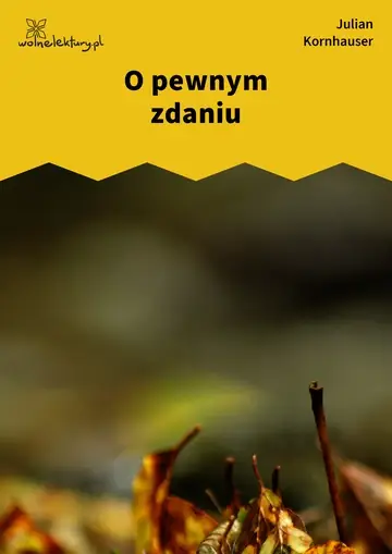 O pewnym zdaniu