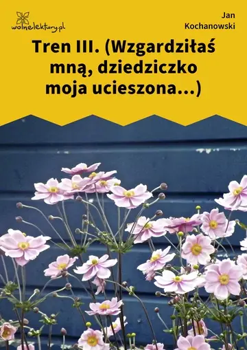 Tren III. (Wzgardziłaś mną, dziedziczko moja ucieszona...)