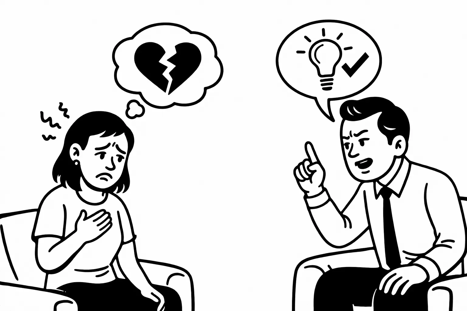 You’re not listening, you’re solving.