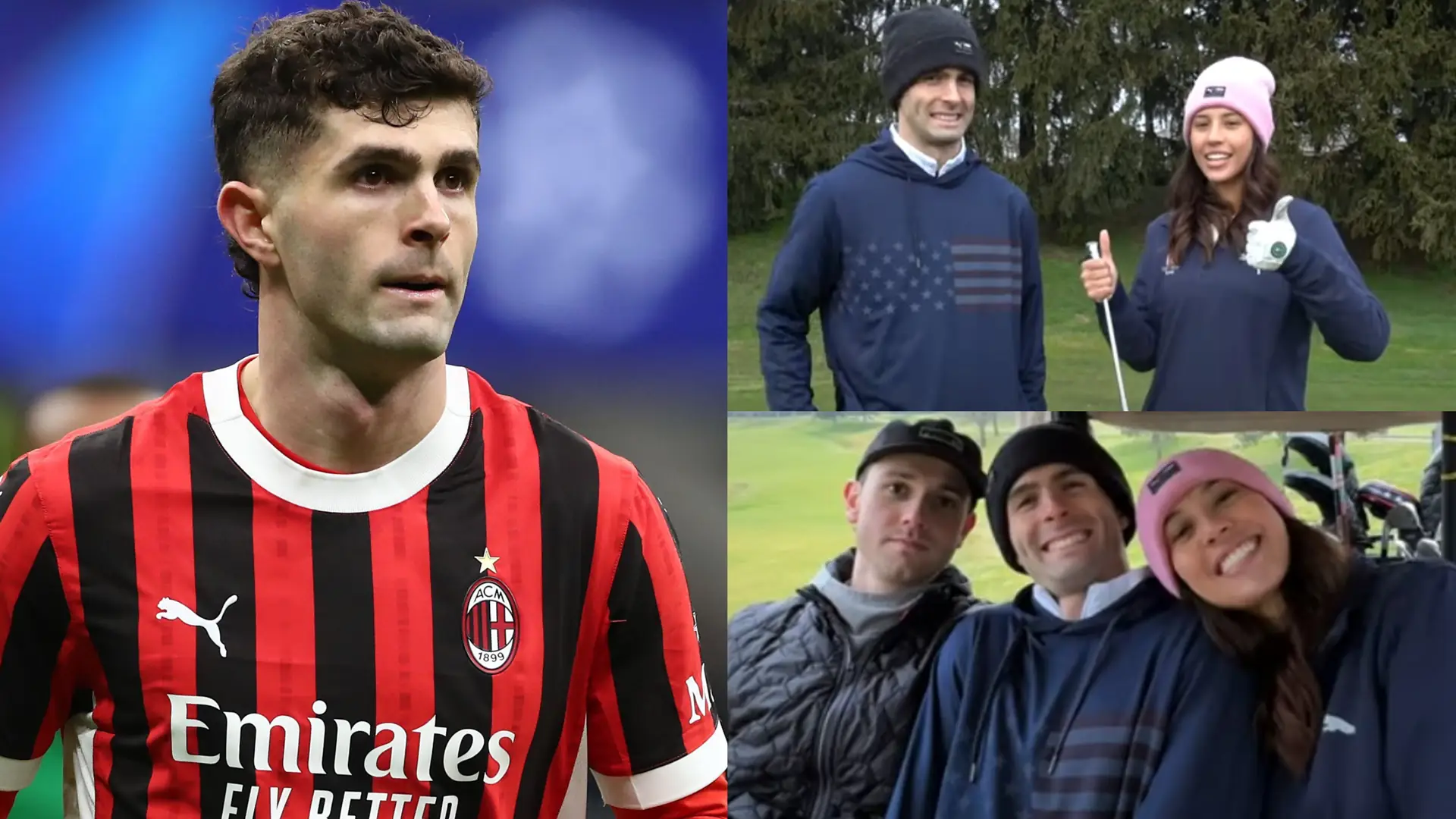‘This guy sucks!’ – Alexa Melton pokes fun at USMNT star Christian Pulisic as AC Milan forward is dumped from new job on the golf course