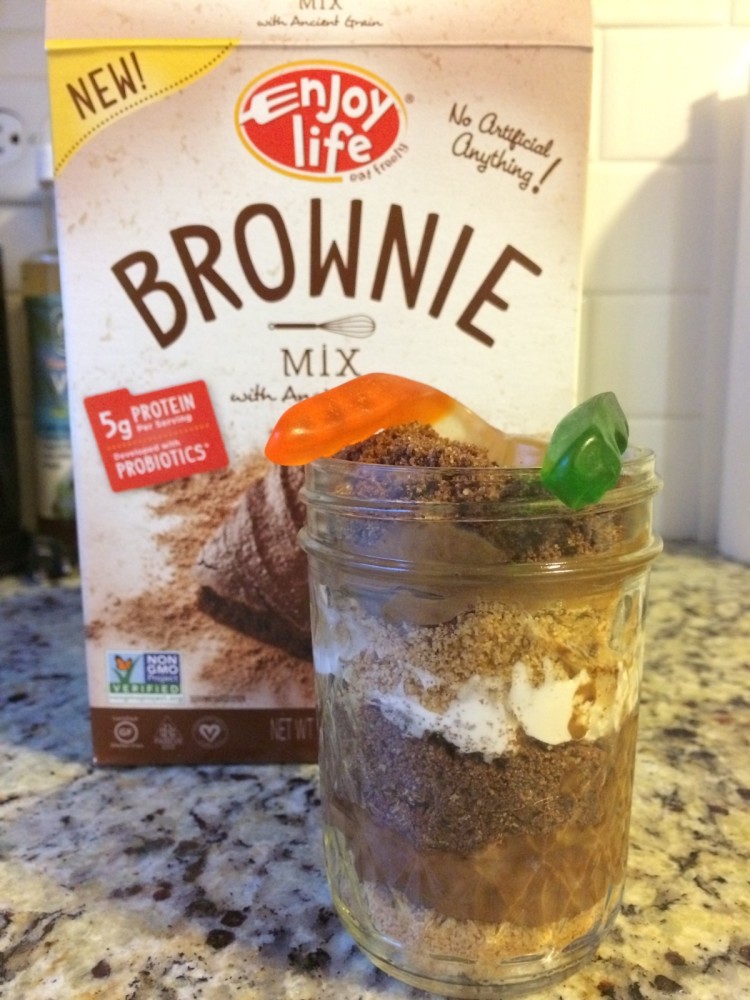 #SpringFreely Dirt Cups - Enjoy Life Foods Brownie Mix | Enjoy Life Foods