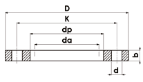 PP-Coated Steel Flange (30% Fiber Glass Reinforced) (SDR11) · PE100 SDR11 16bar (su) / 10bar (gaz)