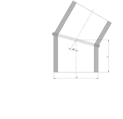 Elbow 30° · PE100 SDR11 16bar