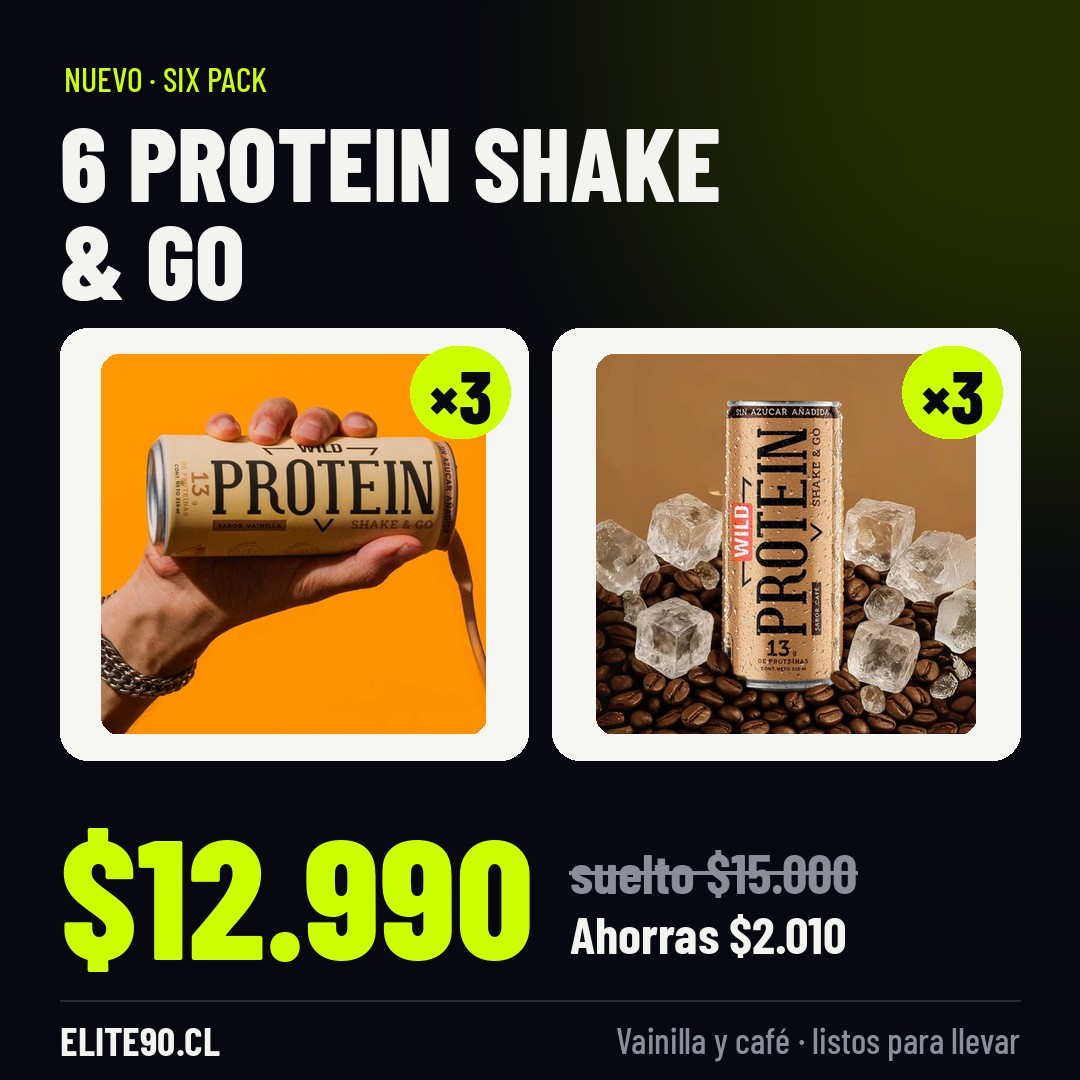 Six Pack Protein Shake & Go
