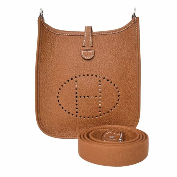 【全新】HERMES EVELYNE 16 金棕色迷你手袋 E25970