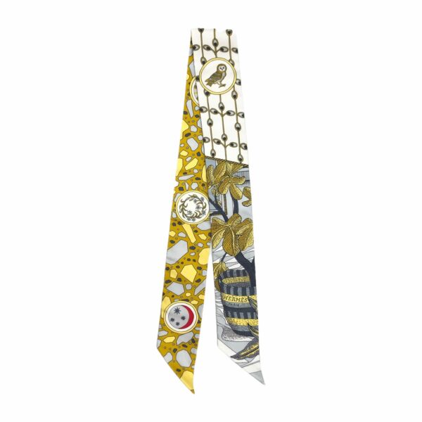 【二手 】HERMES LA DANSE DES AMAZONES TWILLY 絲巾 E26627
