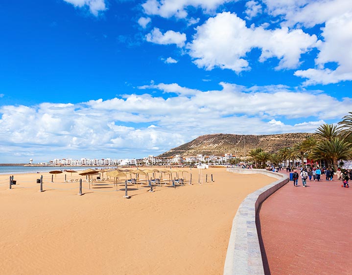 De ingrediënten van zonvakantie in Agadir