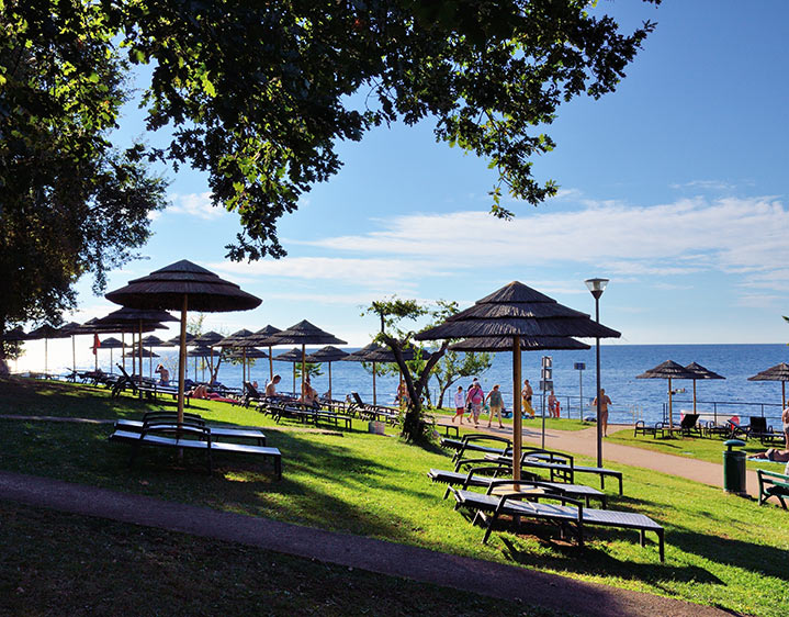 Een dagje zonnebaden in Porec