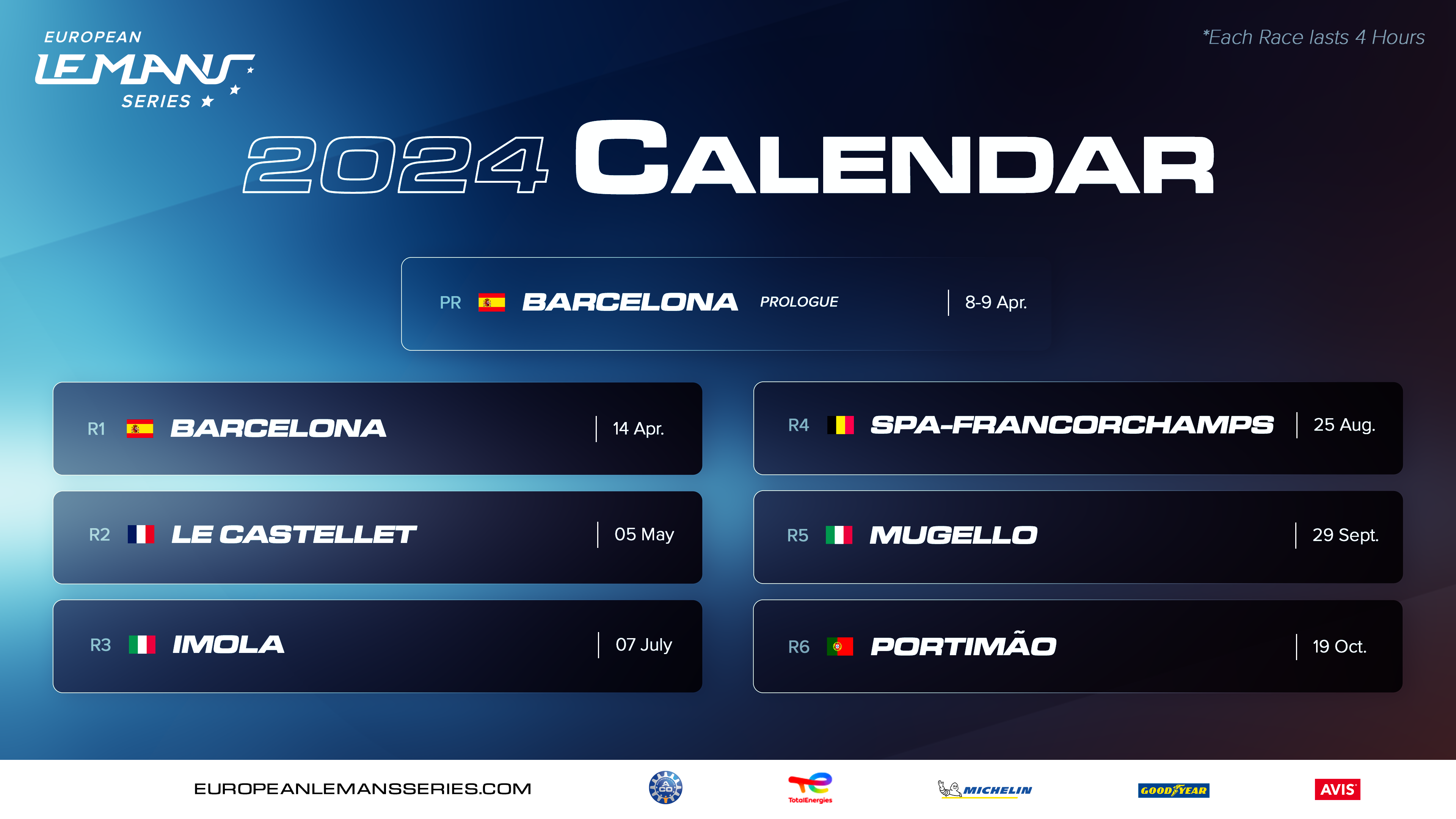 Calendrier 2024 Circuit Le Mans Gussi Katinka