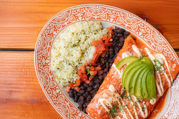 Garlic Chile Shrimp Enchilada available on Memorial Day