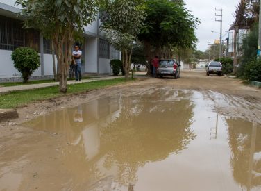 Nueva inundación en urbanización Miraflores