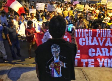 [Fotos y Video] Así fue la marcha contra Pedro Chávarry