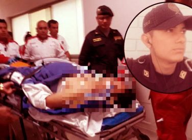 Policía baleado por ‘delincuentes’: “Me queman las entrañas, me muero”