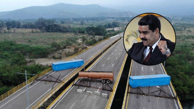 Maduro bloquea puente para que no llegue ayuda humanitaria a Venezuela