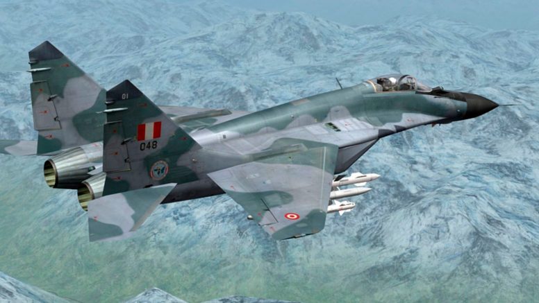 Cae avión MIG-29 de la Fuerza Aérea en Chiclayo