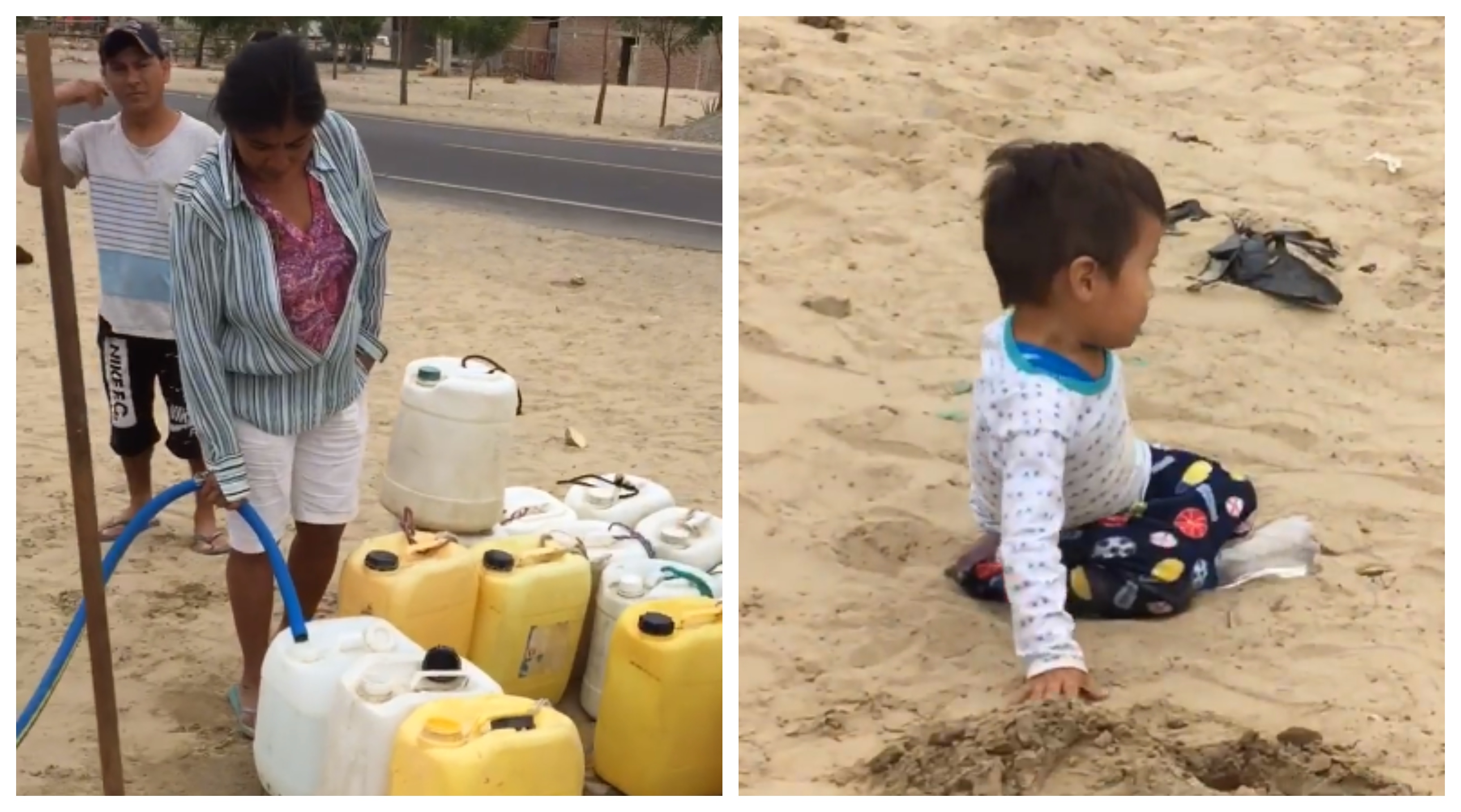 [Video] Pobladores de Los Ejidos de Huan piden acceso al agua potable