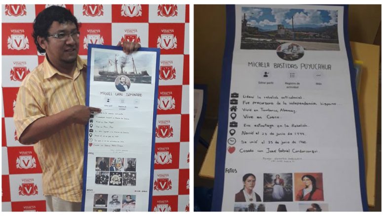 Ingenioso profesor enseña Historia del Perú con perfiles de Facebook