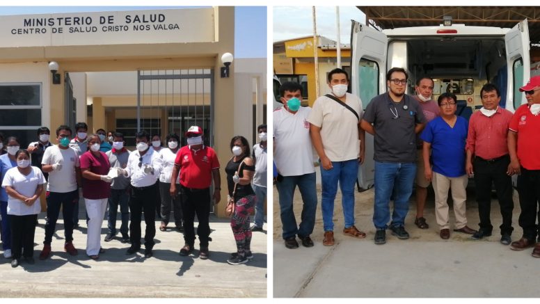 Sechura: comuneros llevan ayuda a centros de salud y pobladores
