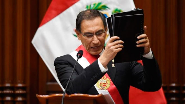 Disolución del Congreso de la República del Perú un año después