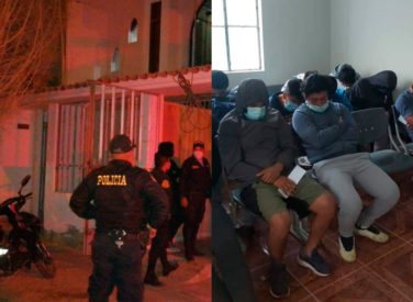 Piura: 28 personas detenidas en presunto prostíbulo clandestino de propiedad de efectivo policial