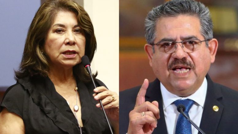 Martha Chávez a favor de que Manuel Merino vuelva a presidir Mesa Directiva del Congreso