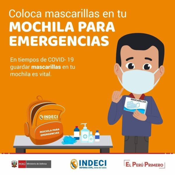 mochila de emergencia covid 2