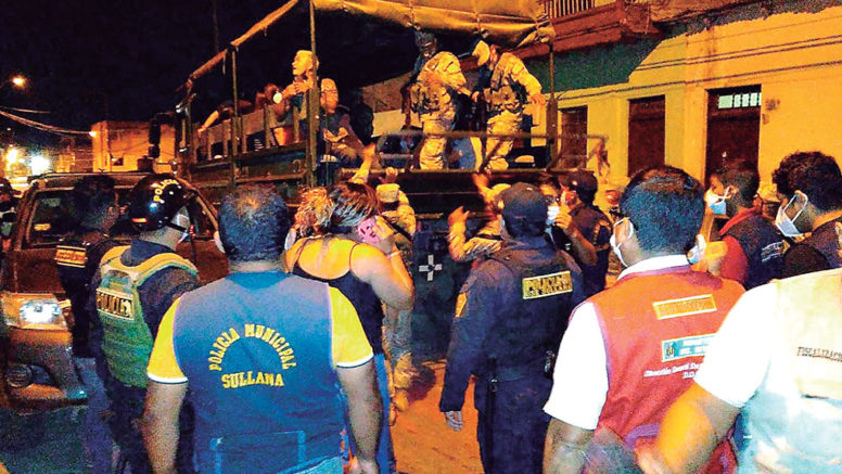 Sullana: Casi 40 intervenidos por no cumplir las medidas sanitarias