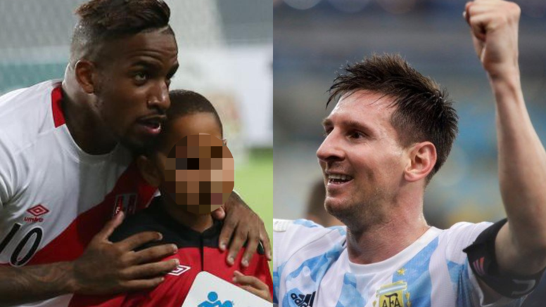 Hijo de Jefferson Farfán comparte foto junto a Lionel Messi