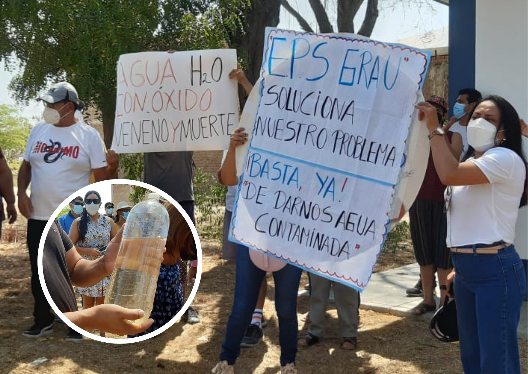 Insalubre: Vecinos de la Urb. Bello Horizonte denuncian recibir agua turbia y salada