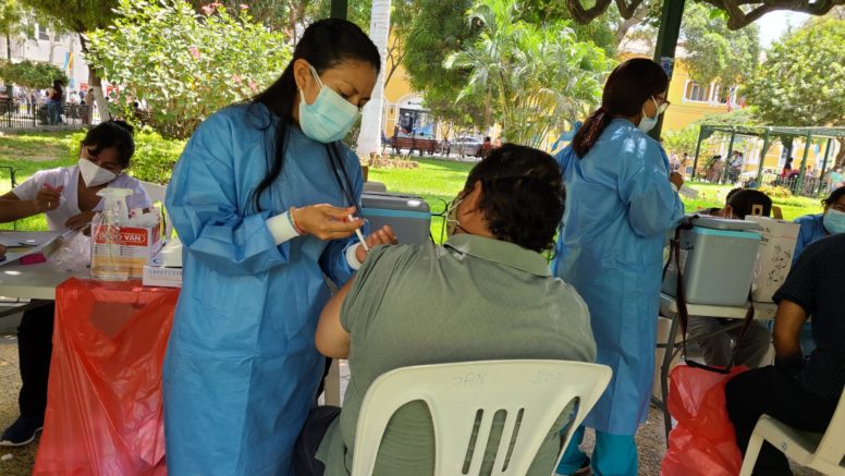 Piura: Los puntos de vacunación para hoy jueves